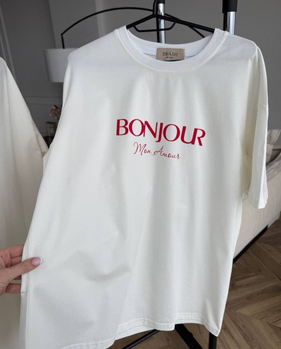 29 футболка молочна bonjour